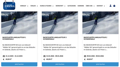 Tourenangebot 2026